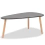 Satz Couchtische, 2 Einheiten, aus massivem schwarzem Kiefernholz von vidaXL, Couchtisch - Ref: Foro24-244732, Preis: 94,20 €...