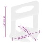 Nivellierkeile für Fliesen 250 Stück 2 mm von , Werkzeuge - Ref: Foro24-155276, Preis: 16,00 €, Rabatt: %