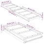 Hunderampe aus massivem Tannenholz grün 120x30 cm von , Stufen und Rampen für Haustiere - Ref: Foro24-172419, Preis: 54,39 €,...