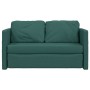 Floor sofa bed 2 in 1 dark green fabric 112x174x55 cm by , Sofas - Ref: Foro24-353968, Price: 179,43 €, Discount: %