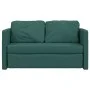 Sofá cama de suelo 2 en 1 tela verde oscuro 112x174x55 cm de , Sofás - Ref: Foro24-353968, Precio: 183,51 €, Descuento: %