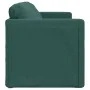 Sofá cama de suelo 2 en 1 tela verde oscuro 112x174x55 cm de , Sofás - Ref: Foro24-353968, Precio: 183,51 €, Descuento: %