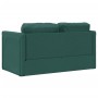 2 in 1 Boden Schlafsofa dunkelgrüner Stoff 112x174x55 cm von , Sofas - Ref: Foro24-353968, Preis: 179,43 €, Rabatt: %