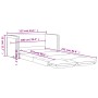 2 in 1 Boden Schlafsofa dunkelgrüner Stoff 112x174x55 cm von , Sofas - Ref: Foro24-353968, Preis: 179,43 €, Rabatt: %