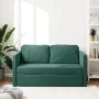 2 in 1 Boden Schlafsofa dunkelgrüner Samt 122x204x55 cm von , Sofas - Ref: Foro24-353961, Preis: 264,95 €, Rabatt: %