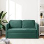 2 in 1 Boden Schlafsofa dunkelgrüner Samt 122x204x55 cm von , Sofas - Ref: Foro24-353961, Preis: 258,40 €, Rabatt: %