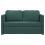 2 in 1 Boden Schlafsofa dunkelgrüner Samt 122x204x55 cm von , Sofas - Ref: Foro24-353961, Preis: 258,40 €, Rabatt: %