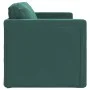 Dark green velvet floor sofa bed 2 in 1, 122x204x55 cm by , Sofas - Ref: Foro24-353961, Price: 264,95 €, Discount: %