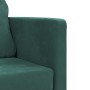 2 in 1 Boden Schlafsofa dunkelgrüner Samt 122x204x55 cm von , Sofas - Ref: Foro24-353961, Preis: 258,40 €, Rabatt: %