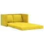 Floor sofa bed 2 in 1 dark yellow velvet 122x204x55 cm by , Sofas - Ref: Foro24-353963, Price: 239,69 €, Discount: %