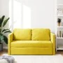 Floor sofa bed 2 in 1 dark yellow velvet 122x204x55 cm by , Sofas - Ref: Foro24-353963, Price: 239,69 €, Discount: %
