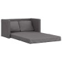 Floor sofa bed 2 in 1 synthetic leather gray 112x174x55 cm by , Sofas - Ref: Foro24-353975, Price: 184,39 €, Discount: %