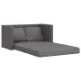 Floor sofa bed 2 in 1 synthetic leather gray 112x174x55 cm by , Sofas - Ref: Foro24-353975, Price: 208,07 €, Discount: %