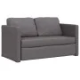 2 in 1 Boden Schlafsofa Kunstleder grau 112x174x55 cm von , Sofas - Ref: Foro24-353975, Preis: 208,07 €, Rabatt: %