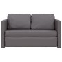Floor sofa bed 2 in 1 synthetic leather gray 112x174x55 cm by , Sofas - Ref: Foro24-353975, Price: 184,39 €, Discount: %