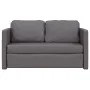 Floor sofa bed 2 in 1 synthetic leather gray 112x174x55 cm by , Sofas - Ref: Foro24-353975, Price: 208,07 €, Discount: %