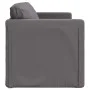 Floor sofa bed 2 in 1 synthetic leather gray 112x174x55 cm by , Sofas - Ref: Foro24-353975, Price: 208,07 €, Discount: %