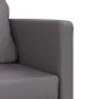 Floor sofa bed 2 in 1 synthetic leather gray 112x174x55 cm by , Sofas - Ref: Foro24-353975, Price: 208,07 €, Discount: %