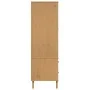 SENJA wardrobe with rattan look, made of brown pine wood, 90x55x175 cm. by , Wardrobes - Ref: Foro24-358034, Price: 349,81 €,...