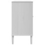 SENJA Sideboard Rattanoptik weißes Kiefernholz 112x40x80 cm von , Sideboards - Ref: Foro24-358029, Preis: 124,46 €, Rabatt: %