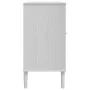 SENJA sideboard in white pine wood rattan look 112x40x80 cm by , Sideboards - Ref: Foro24-358029, Price: 122,96 €, Discount: %