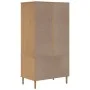 SENJA wardrobe with rattan look, made of brown pine wood, 90x55x175 cm. by , Wardrobes - Ref: Foro24-358034, Price: 349,81 €,...