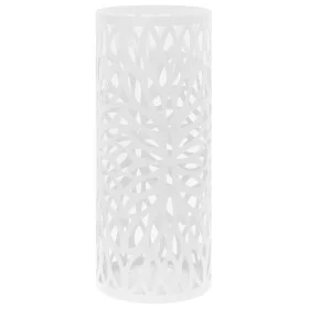 Schirmständer im Blattdesign aus weißem Stahl von vidaXL, Schirmständer - Ref: Foro24-246803, Preis: 39,59 €, Rabatt: %