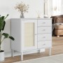 SENJA sideboard rattan look white pine wood 80x40x80 cm by , Sideboards - Ref: Foro24-358038, Price: 104,08 €, Discount: %