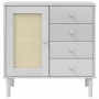 SENJA Sideboard Rattanoptik weißes Kiefernholz 80x40x80 cm von , Sideboards - Ref: Foro24-358038, Preis: 102,93 €, Rabatt: %
