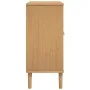 SENJA sideboard rattan look brown pine wood 80x35x80 cm by , Sideboards - Ref: Foro24-358031, Price: 83,51 €, Discount: %