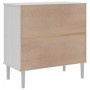 SENJA sideboard rattan look white pine wood 80x40x80 cm by , Sideboards - Ref: Foro24-358038, Price: 104,08 €, Discount: %
