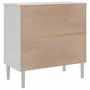 SENJA Sideboard Rattanoptik weißes Kiefernholz 80x40x80 cm von , Sideboards - Ref: Foro24-358038, Preis: 102,93 €, Rabatt: %