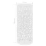 Schirmständer im Blattdesign aus weißem Stahl von vidaXL, Schirmständer - Ref: Foro24-246803, Preis: 39,59 €, Rabatt: %
