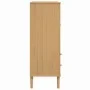 SENJA tall sideboard rattan look brown wood 90x40x112 cm by , Sideboards - Ref: Foro24-358052, Price: 125,15 €, Discount: %