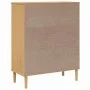 SENJA tall sideboard rattan look brown wood 90x40x112 cm by , Sideboards - Ref: Foro24-358052, Price: 125,15 €, Discount: %