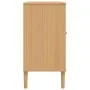 Aparador SENJA aspecto de ratán madera pino marrón 112x40x80 cm de , Aparadores - Ref: Foro24-358028, Precio: 122,20 €, Descu...
