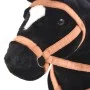 Black plush standing toy horse by vidaXL, Stuffed animals - Ref: Foro24-91310, Price: 94,63 €, Discount: %