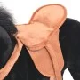 Black plush standing toy horse by vidaXL, Stuffed animals - Ref: Foro24-91310, Price: 94,63 €, Discount: %