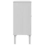 Sideboard SENJA aus Rattanoptik, Kiefernholz weiß 80x35x80 cm von , Sideboards - Ref: Foro24-358032, Preis: 107,41 €, Rabatt: %