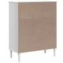 Aparador alto SENJA aspecto de ratán madera blanco 90x40x112 cm by , Sideboards - Ref: Foro24-358053, Price: 125,07 €, Discou...