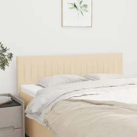Headboards 2 units cream-colored fabric 72x5x78/88 cm by , Headboards and footboards - Ref: Foro24-346247, Price: 57,09 €, Di...