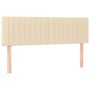 Headboards 2 units cream-colored fabric 72x5x78/88 cm by , Headboards and footboards - Ref: Foro24-346247, Price: 59,05 €, Di...