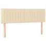 Headboards 2 units cream-colored fabric 72x5x78/88 cm by , Headboards and footboards - Ref: Foro24-346247, Price: 57,09 €, Di...