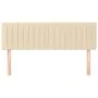Headboards 2 units cream-colored fabric 72x5x78/88 cm by , Headboards and footboards - Ref: Foro24-346247, Price: 57,09 €, Di...