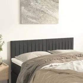 Headboards 2 units dark gray velvet 72x5x78/88 cm by , Headboards and footboards - Ref: Foro24-346251, Price: 59,59 €, Discou...