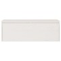 Muebles para TV 2 piezas madera maciza de pino blanco