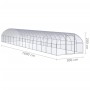 Galvanized steel outdoor chicken coop 3x16x2 m by , Cages and habitats for small animals - Ref: Foro24-3095469, Price: 1,00 €...