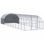 Galvanized steel outdoor chicken coop 3x10x2 m by , Cages and habitats for small animals - Ref: Foro24-3095476, Price: 708,30...
