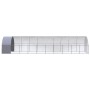Galvanized steel outdoor chicken coop 3x10x2 m by , Cages and habitats for small animals - Ref: Foro24-3095476, Price: 708,30...