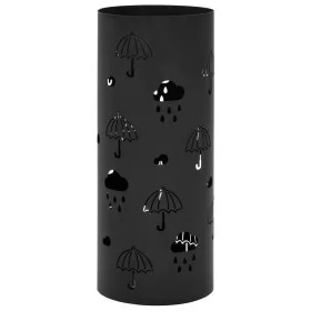Umbrella stand black steel umbrella design by vidaXL, umbrella stands - Ref: Foro24-246804, Price: 40,57 €, Discount: %